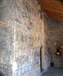 Ηπειρος, νομός Ιωαννίνων, Μονοδένδρι, ναός Αγίου Μηνά, η είσοδος του ναού με υπέροχες τοιχογραφίες